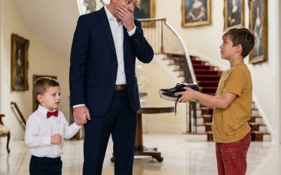 A Poor Boy Returned the Millionaire’s Son’s Shoes — The Man Froze When He Saw the Child’s Eyes and Asked, “Why Do You Look So Much Like Me?”, Revealing a Hidden Truth About the Boy’s Past Kept for Ten Years