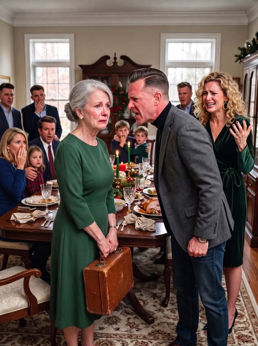 My son shouted in my face, “Pay the rent or disappear!” in front of twenty-two people at Christmas dinner, while my daughter-in-law mocked, “Let’s see how you survive!”